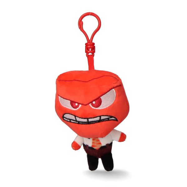 (Mis 0) DISNEY INSIDE OUT Rabbia – Portachiavi Peluche 12cm c/Bagclip…x12…x24